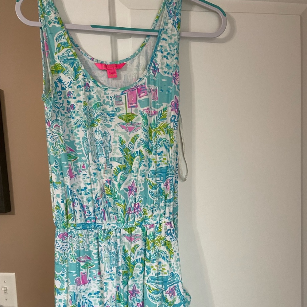 Lilly Pulitzer Romper Elephant Print